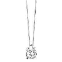 Collana Comete Donna Punti Luce in Oro bianco Diamante 0.50 Ct GLB981 - GLB981